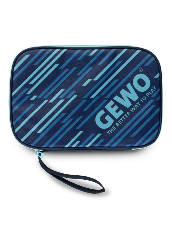 Ovitek za namizno teniški lopar GEWO Single cover Stripes Navy