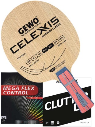 Kompletni lopar GEWO: Celexxis ALL z Mega Control in Clutter LP